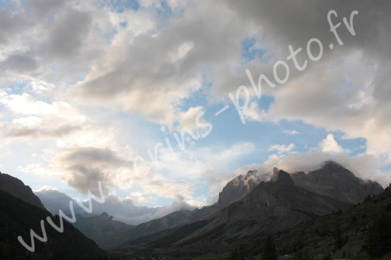 Crépuscule sur la Guisane