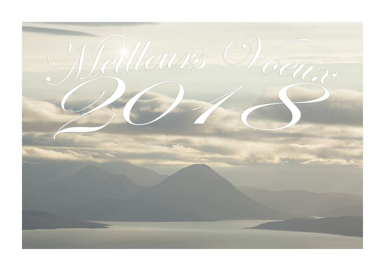 Bonne année 2018
Fini les belles lumières de 2017, bienvenue à celle de 2018.
Meilleurs Voeux